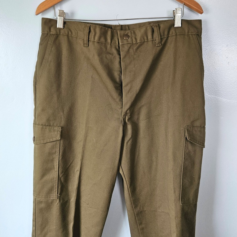 Boy Scouts of America Official Uniform Cargo Pants Olive Green Mens BSA Trousers